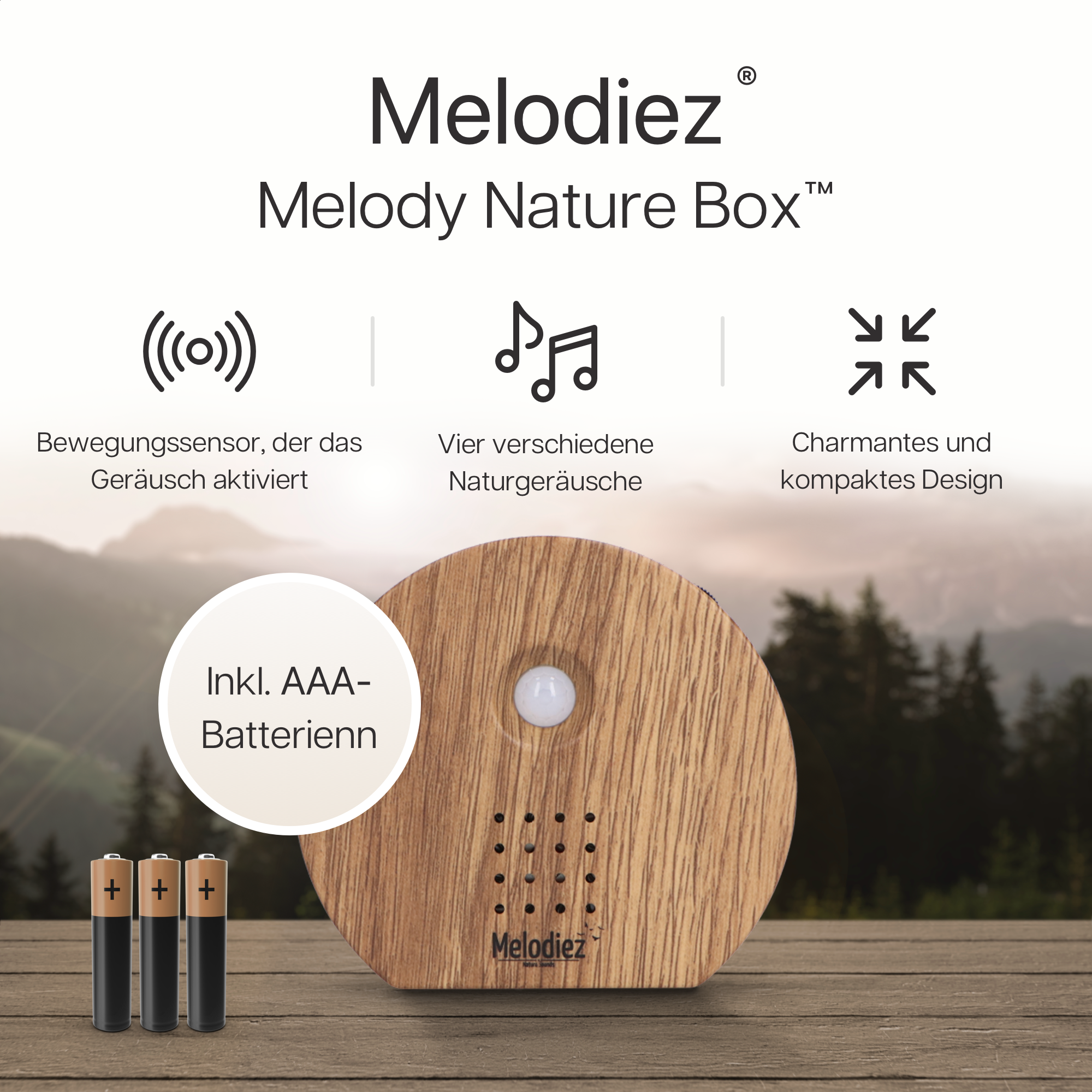 Melodiez Nature Box Donker Hout: Productintroductie
