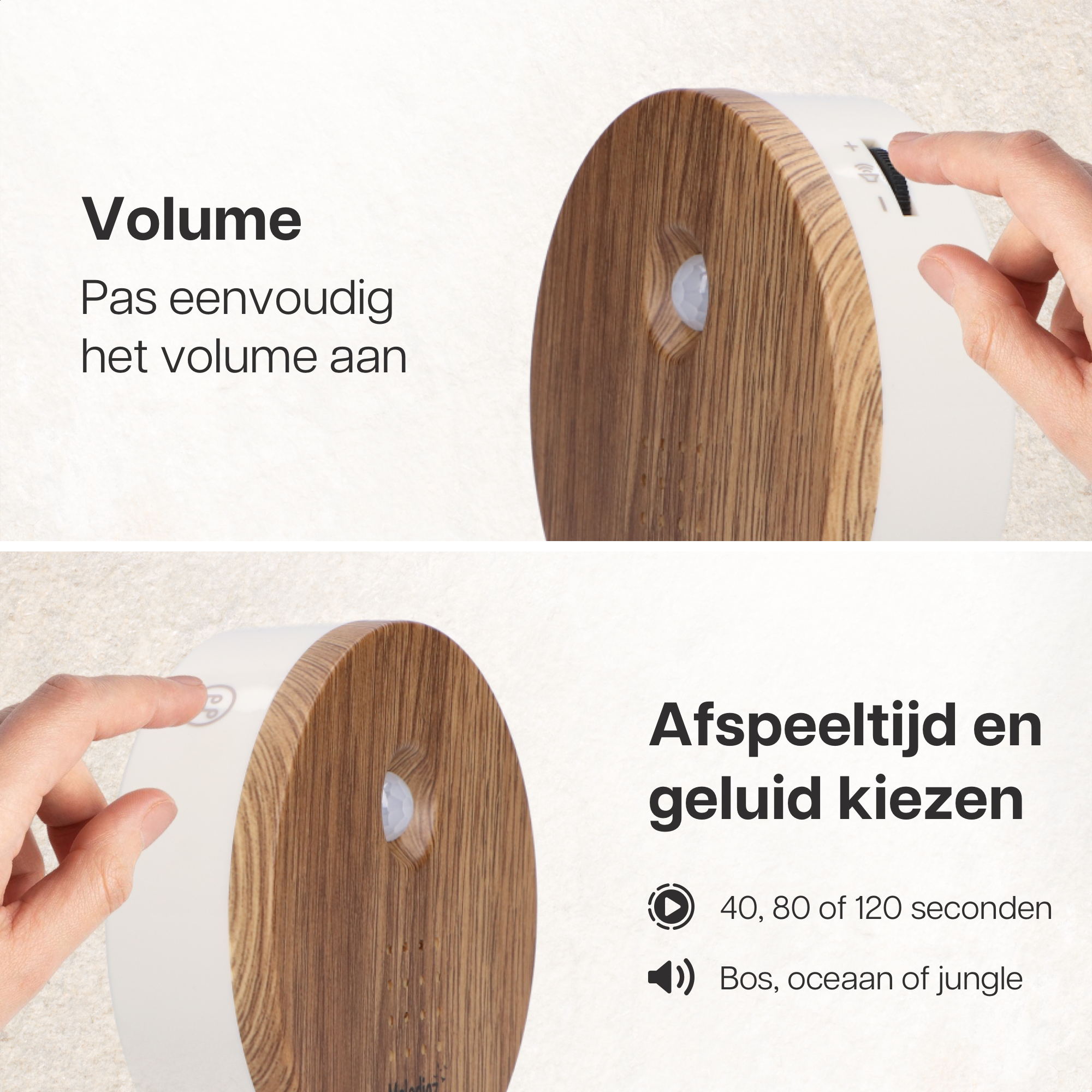 Melodiez Nature Box Donker Hout: Belangrijkste kenmerken