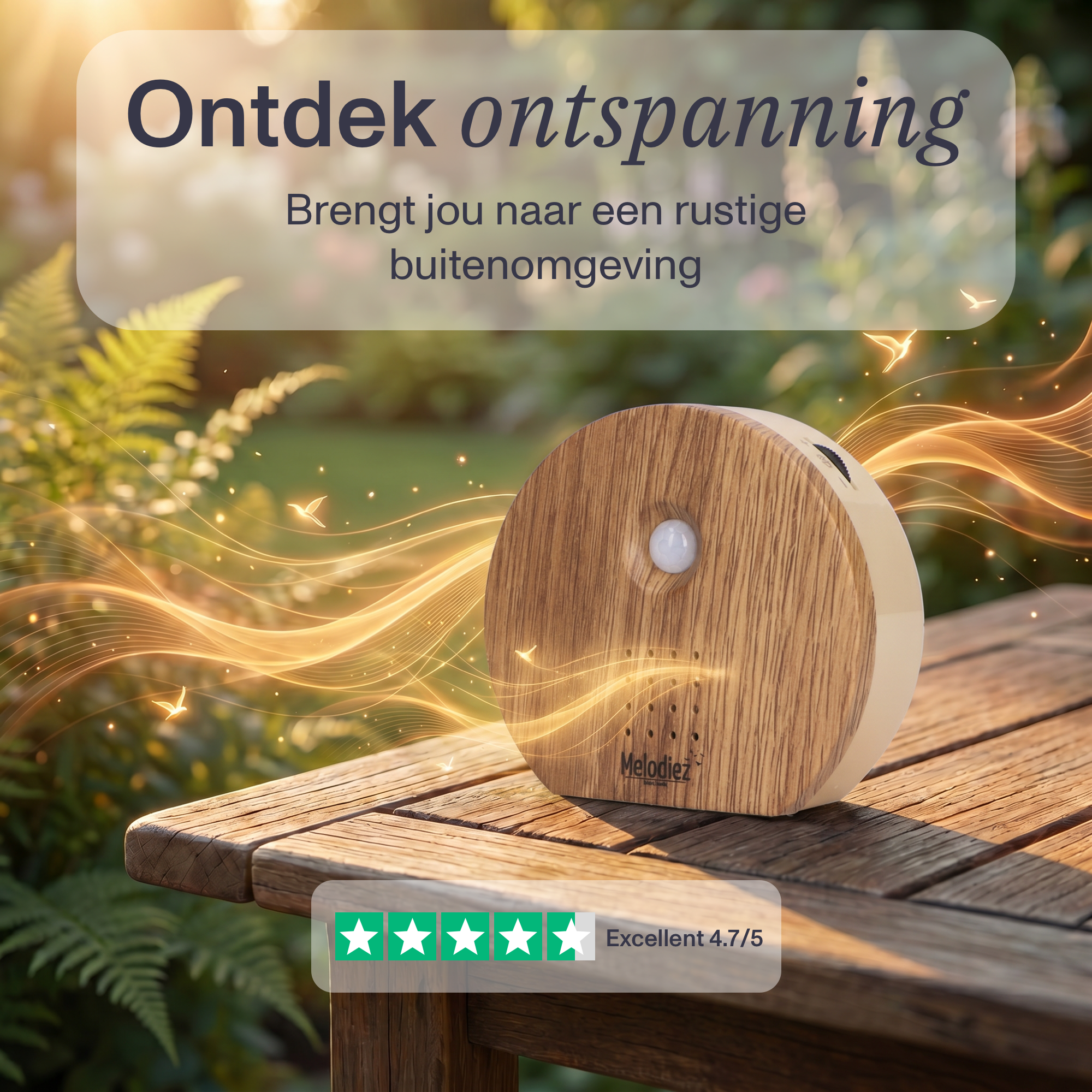 Melodiez Nature Box Donker Hout: Lifestyle in huis