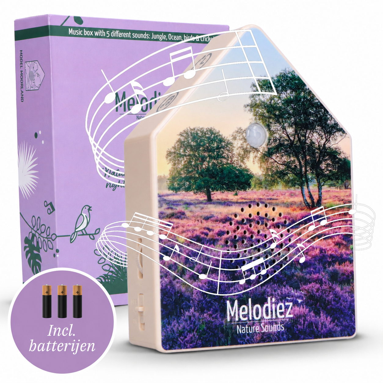 Melodiez Nature Box Lavender Dawn: Vrijstaande productfoto