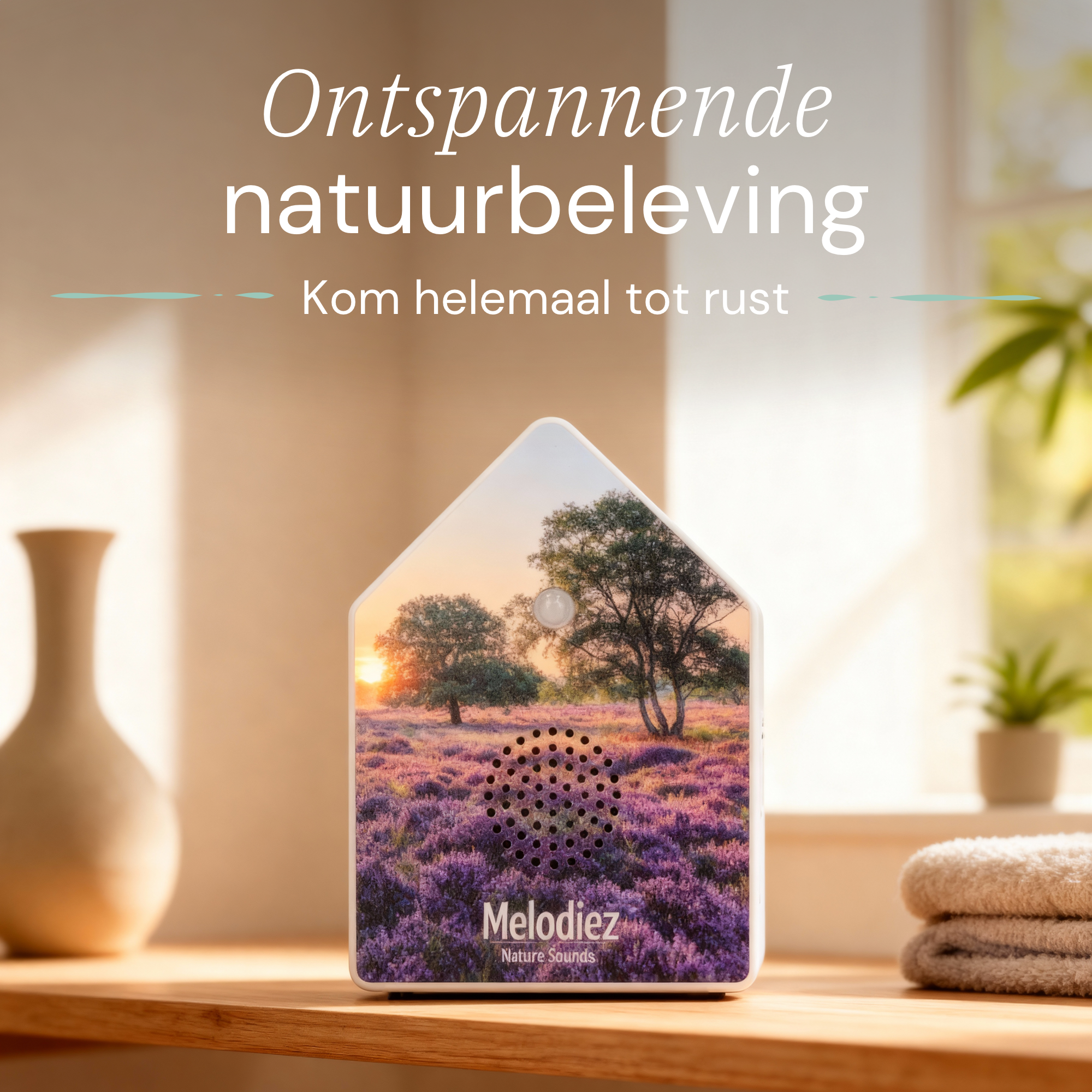 Melodiez Nature Box Lavender Dawn: Lifestyle in huis