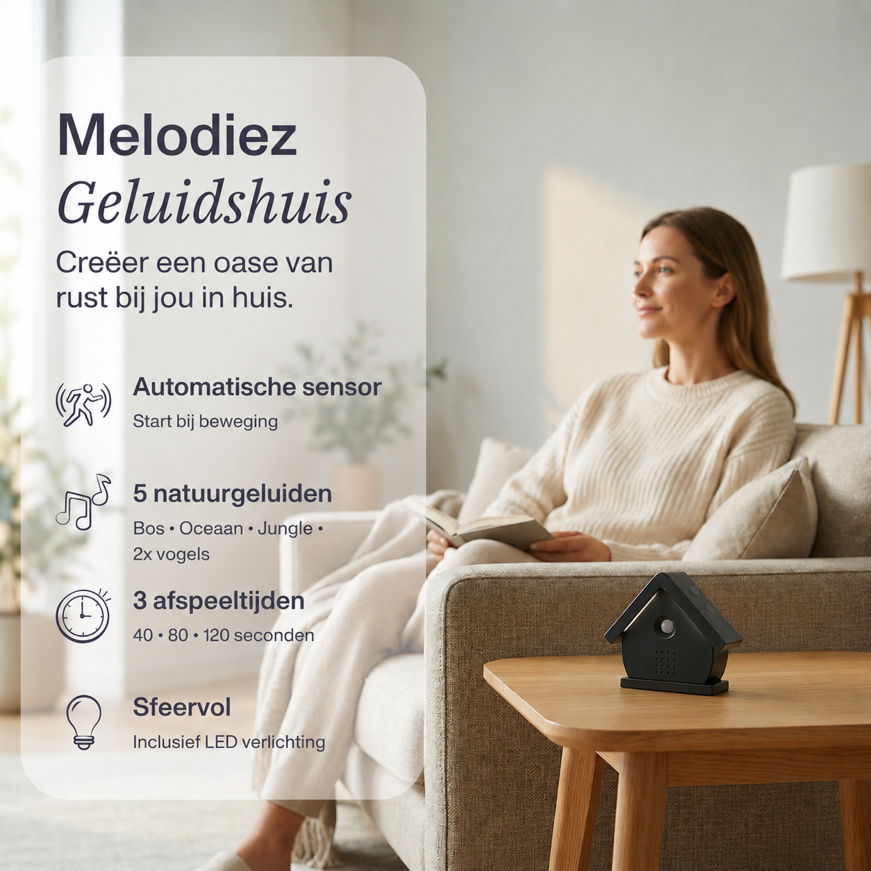 Melodiez Nature Box Midnight Light: Productvoordelen