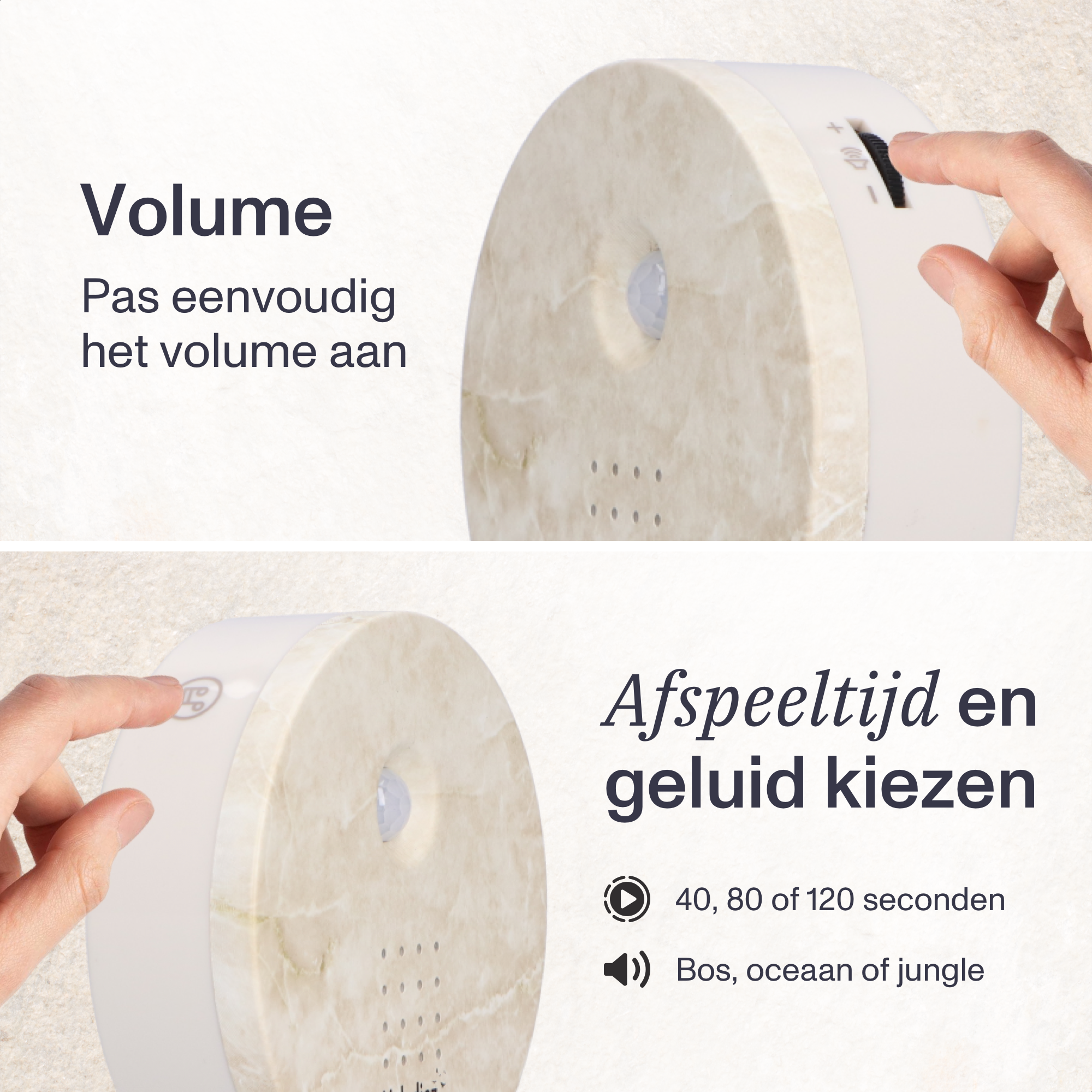 Melodiez Nature Box Natuursteen: Belangrijkste kenmerken