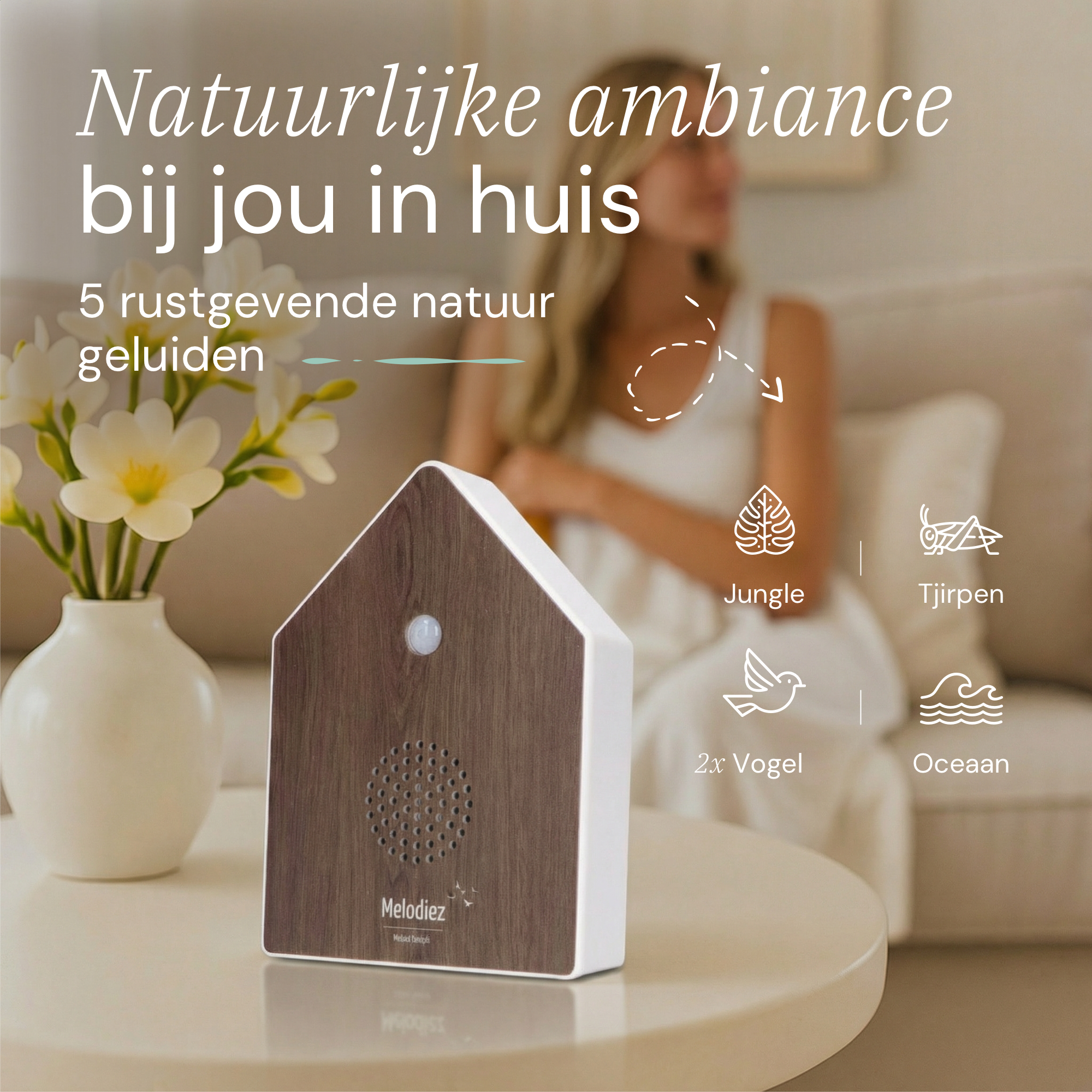 Melodiez Nature Box Oak Harmony: Beschikbare natuurgeluiden