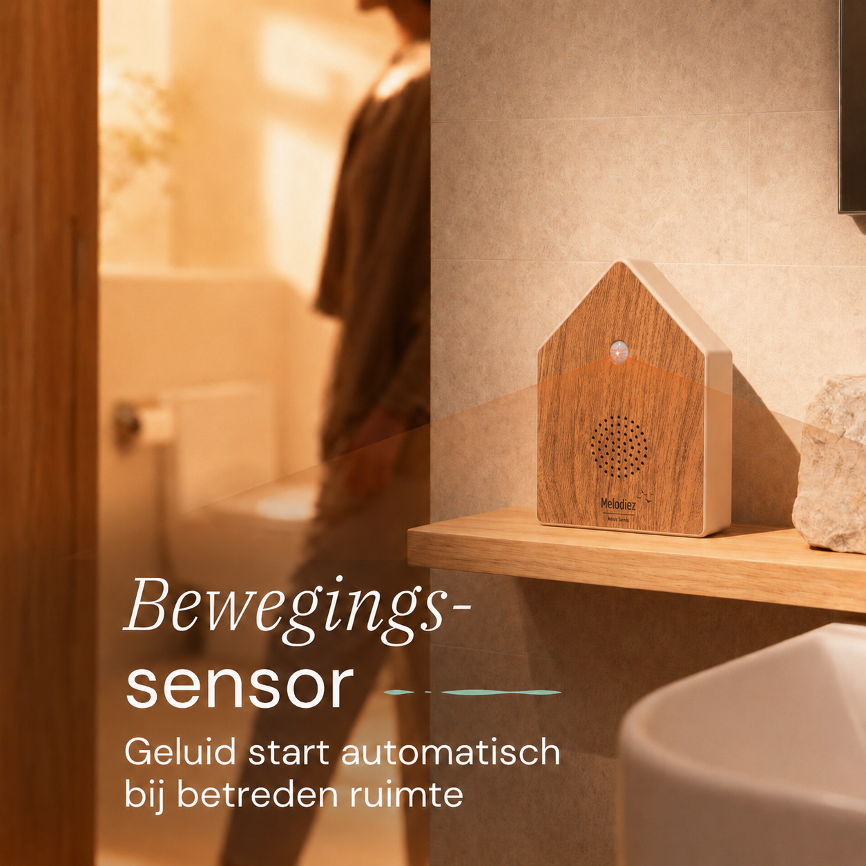Melodiez Nature Box Deluxe Oak Light: Bewegingssensor
