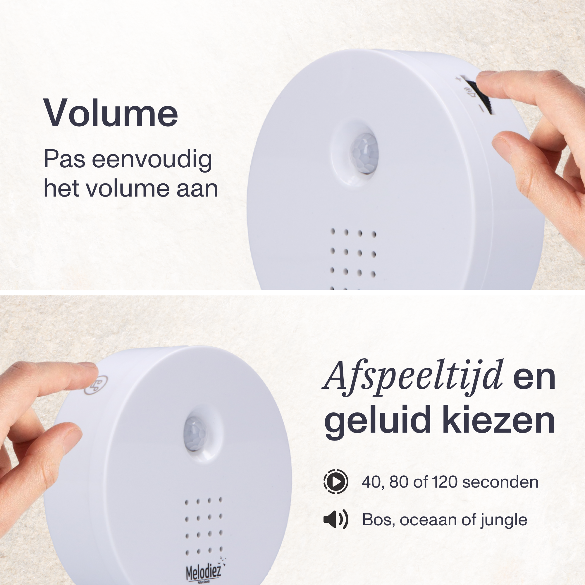 Melodiez Nature Box Wit: Belangrijkste kenmerken