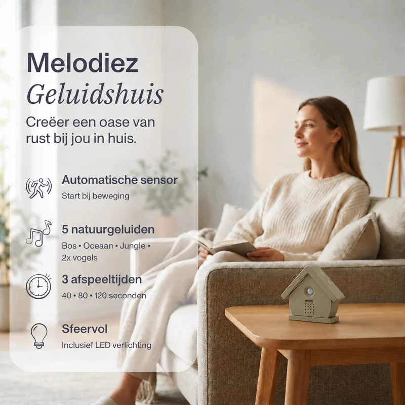 Melodiez Nature Box Midnight Light Taupe: Belangrijkste kenmerken