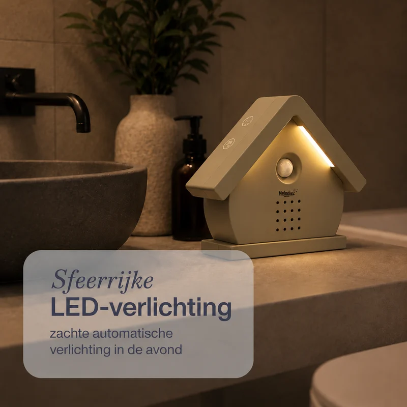 Melodiez Nature Box Midnight Light Taupe: Sfeervolle LED-verlichting