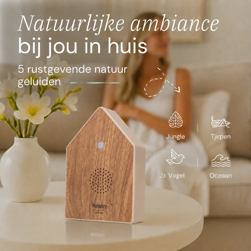 Melodiez Nature Box Oak Light: Beschikbare natuurgeluiden