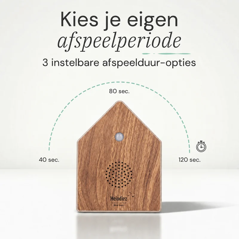 Melodiez Nature Box Oak Light: Instelbare afspeeltijden