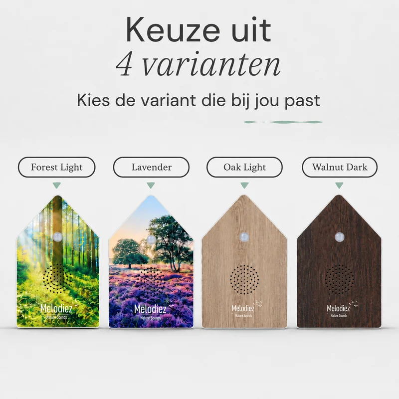 Melodiez Nature Box Oak Light: Beschikbare varianten