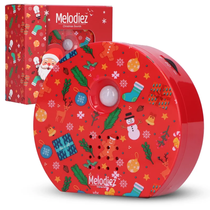 Melodiez Nature Box Kerst Rood: Product met verpakking